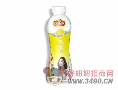 欢乐家柠檬味无汽苏打水饮料500ml